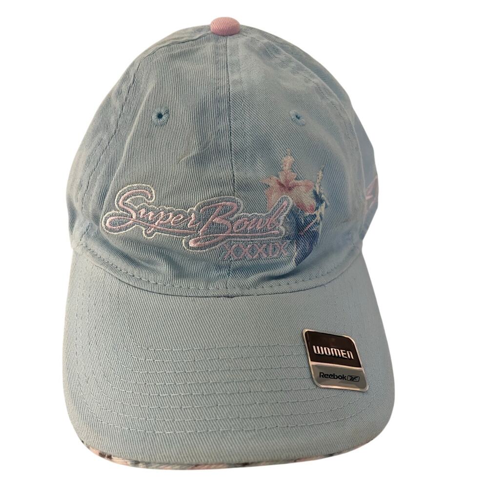 Super Bowl XXXIX NE Patriots PA Eagles Hat NWT Women Adjustable NFL 2005 Reebok